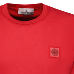 Stone Island Small Chest Logo T-Shirt Red - Boinclo ltd