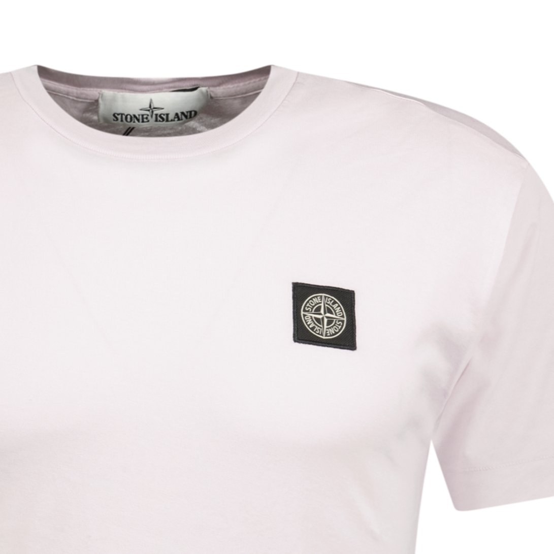Stone Island Small Patch Logo T-Shirt Light Pink - Boinclo ltd