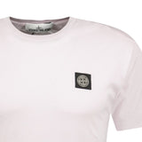 Stone Island Small Patch Logo T-Shirt Light Pink - Boinclo ltd