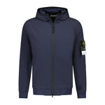 Stone Island Soft-Shell Zip-Up Jacket Navy - Boinclo ltd