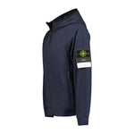 Stone Island Soft-Shell Zip-Up Jacket Navy - Boinclo ltd