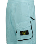 Stone Island Stretch-Cotton Bermuda Shorts Aqua - Boinclo ltd