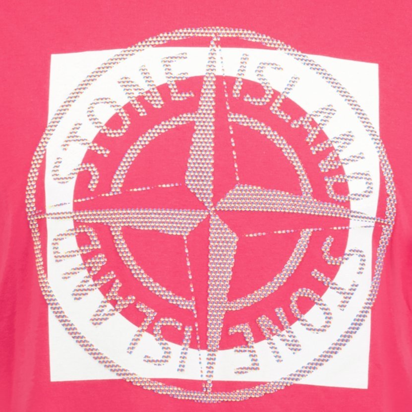 Stone Island Tricomia Two T-shirt Pink - Boinclo ltd