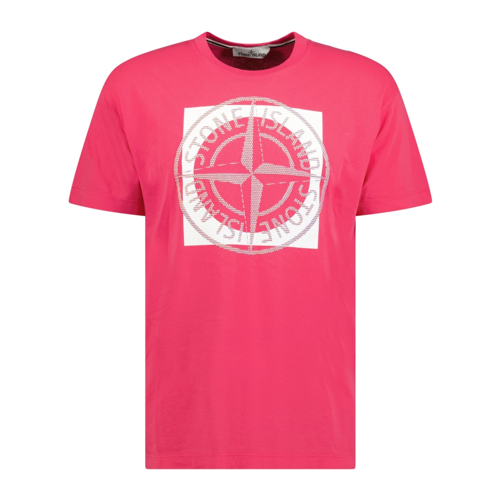Stone Island Tricomia Two T-shirt Pink - Boinclo ltd