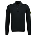 Stone Island Wool Polo-Shirt Black - Boinclo ltd