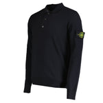 Stone Island Wool Polo-Shirt Black - Boinclo ltd