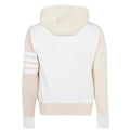Thom Browne Four Bar Hoodie Sweatshirt Tonal White - Boinclo ltd
