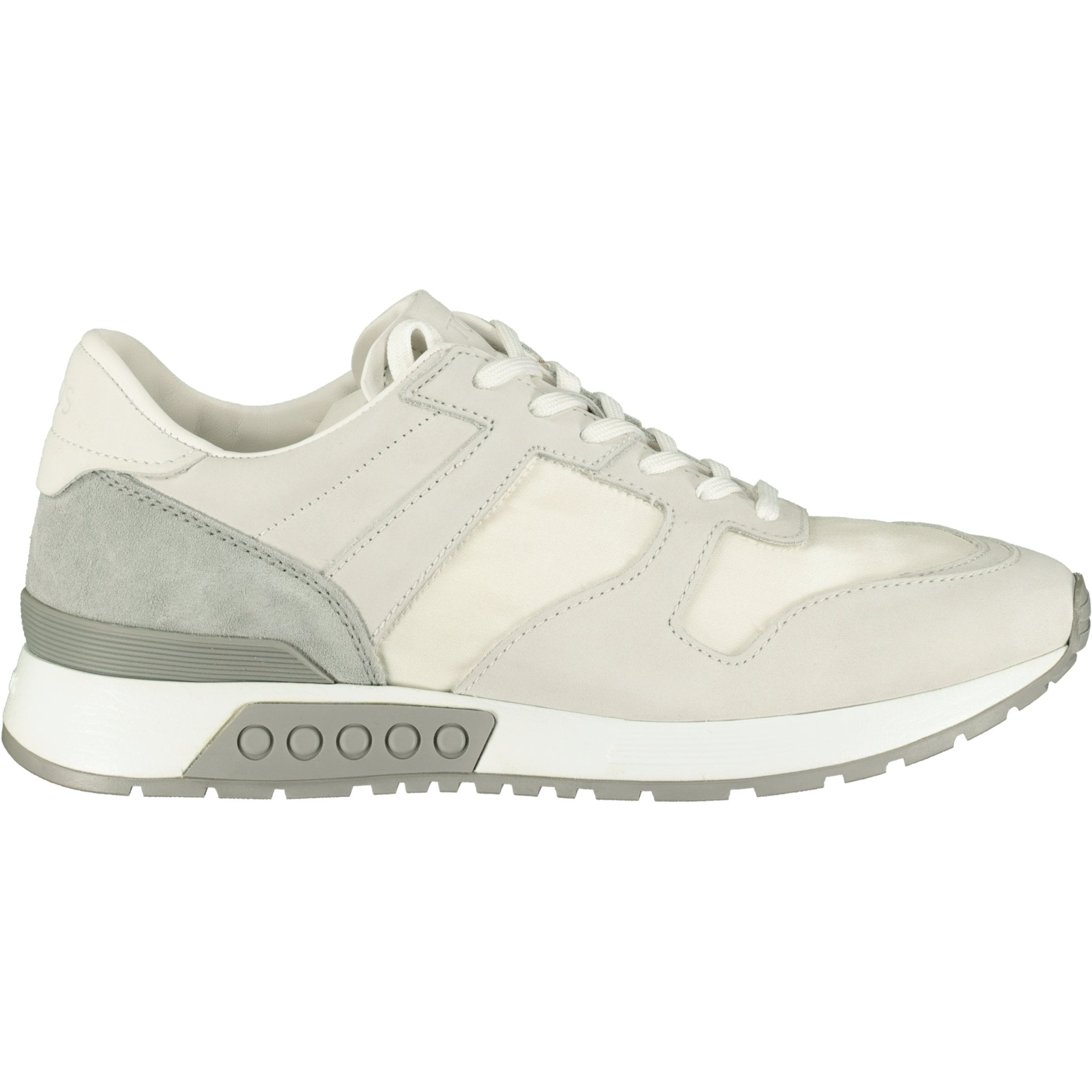 Tod's Suede Trainers White & Grey - Boinclo ltd
