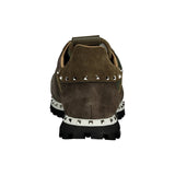 Valentino Camo Rockstud Trainers Khaki & Black - Boinclo ltd
