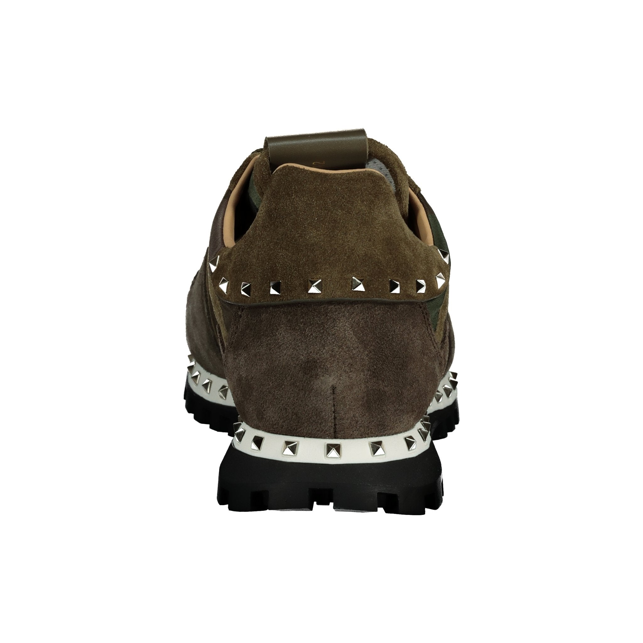 Valentino Camo Rockstud Trainers Khaki & Black - Boinclo ltd