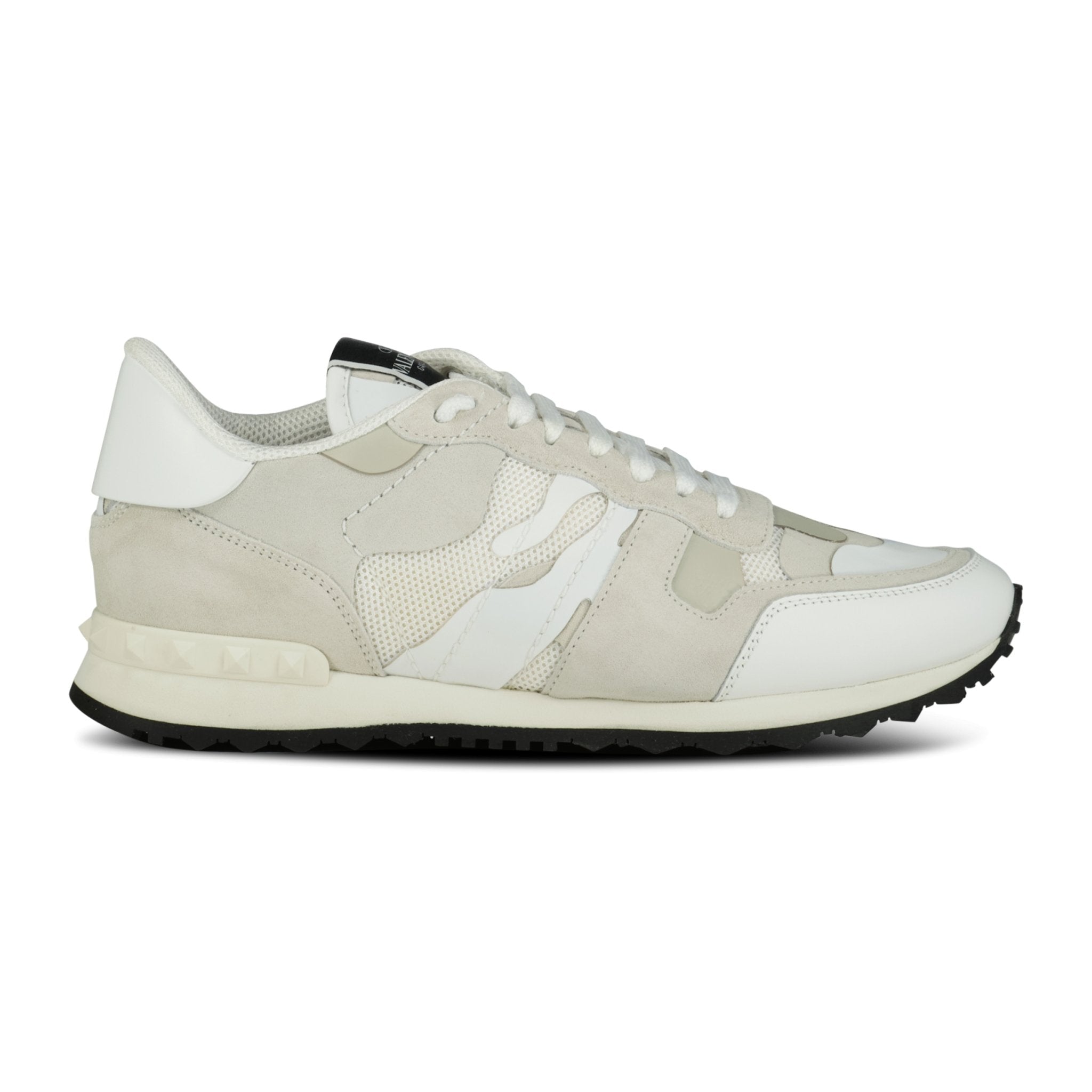 Valentino Grey Camouflage Rockrunner Trainers White - Boinclo ltd