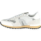 Valentino Mesh Rockrunner Trainers White - Boinclo ltd