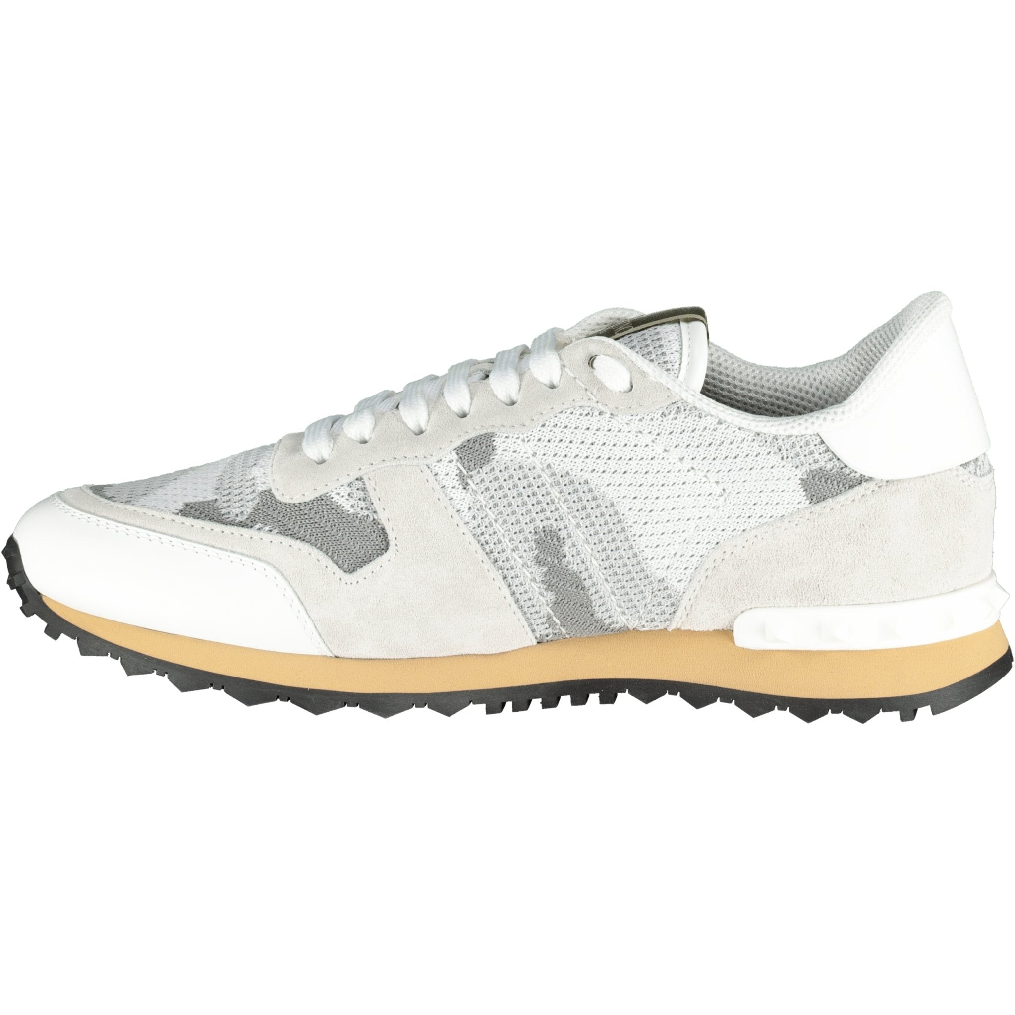 Valentino Mesh Rockrunner Trainers White - Boinclo ltd