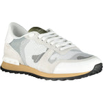 Valentino Mesh Rockrunner Trainers White - Boinclo ltd