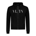 Valentino VLTN Zip Hoodie Sweatshirt Black - Boinclo ltd